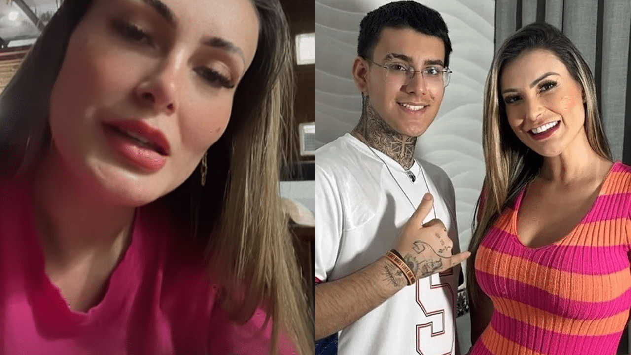 Filho de Andressa Urach relata fedor durante vídeo íntimo com a mãe: “Saiu b…Veja o vídeo