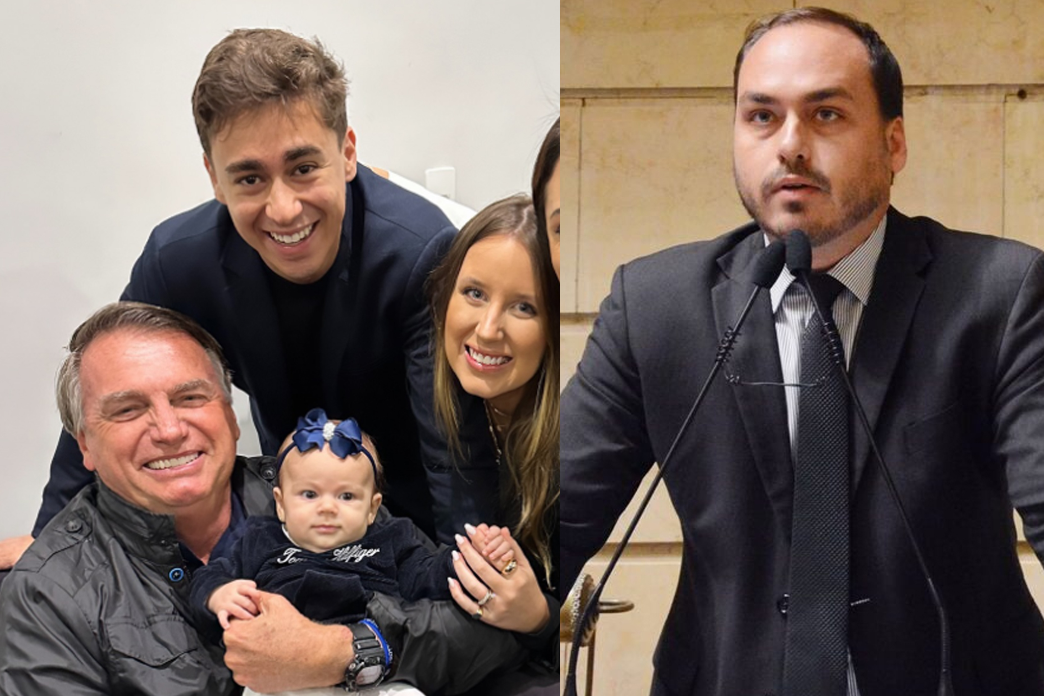 Após Pai Postar Foto com Filha de Nikolas, Carlos Bolsonaro Fica Com Ciúmes e Parte Pra Cima do P…Veja o vídeo