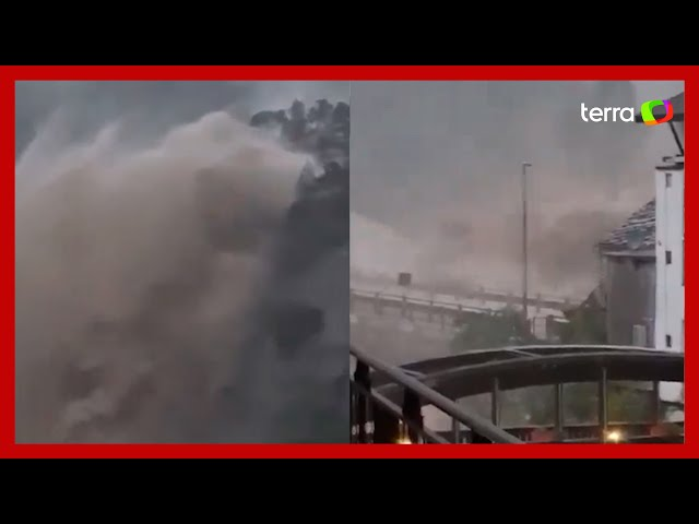 Fim do Mund0: Cachoeira Explode Sobre Moradores de Uma Cidade Após F0rtes Tempest…Veja o vídeo