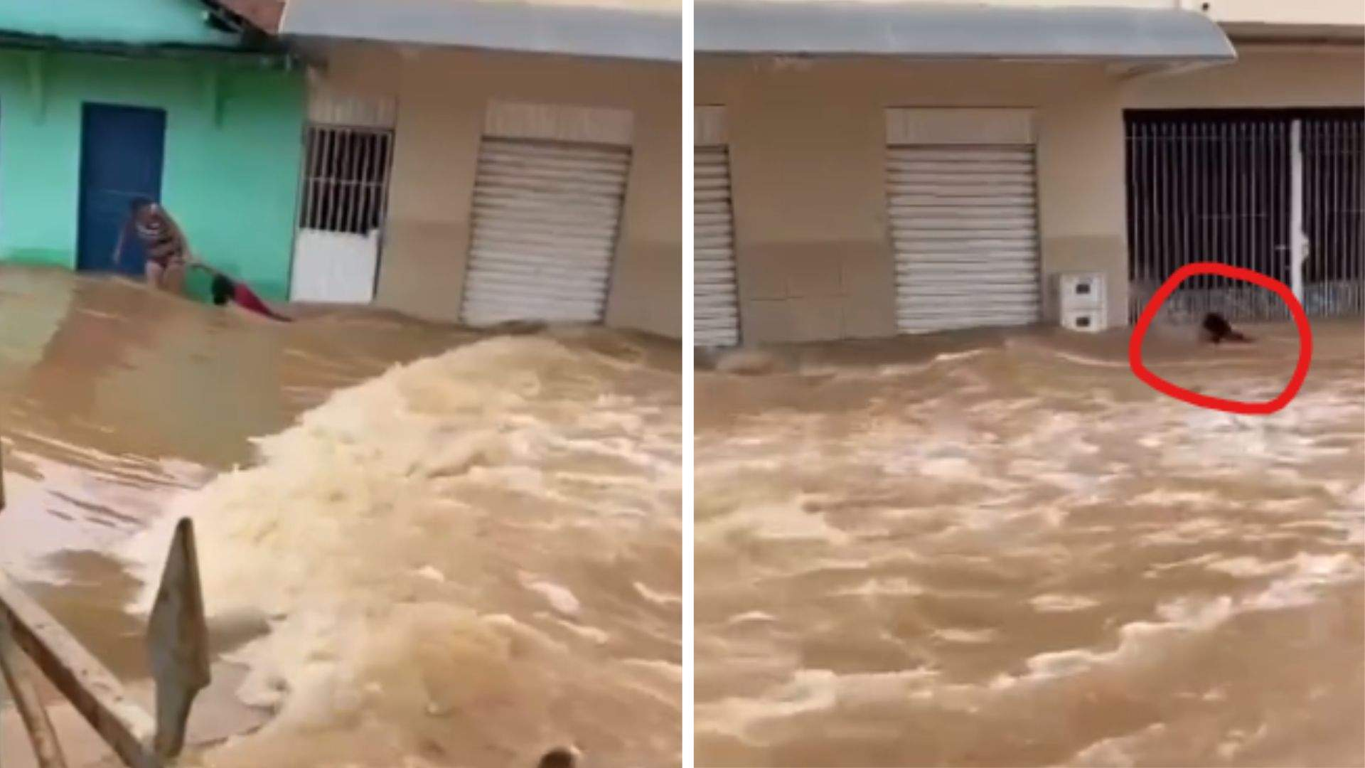 Só Veja Se Tiver Estômago! Exato Momento Que Mulher É Arrastada Pelas Águas, Estava…Veja o vídeo